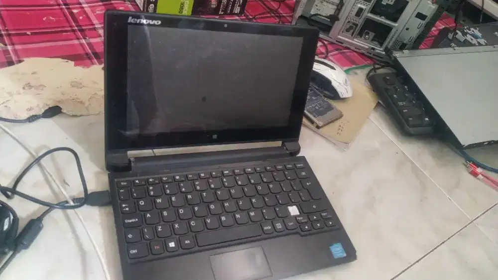 Lenovo idepad flex 10 nyala no display/rusak..lcd ok baterai ok