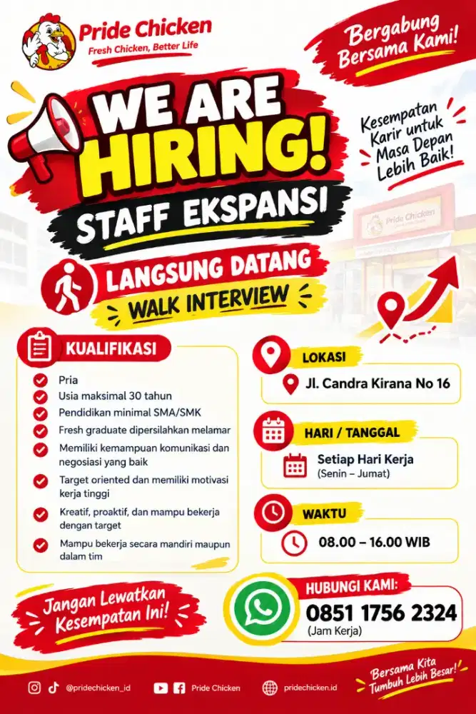 DIBUTUHKAN SALES MARKETING (SEGERA)