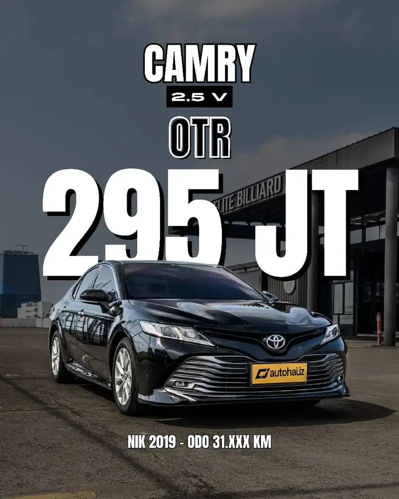 [ LOW ODO ] TOYOTA CAMRY 2.5 V AT 2019