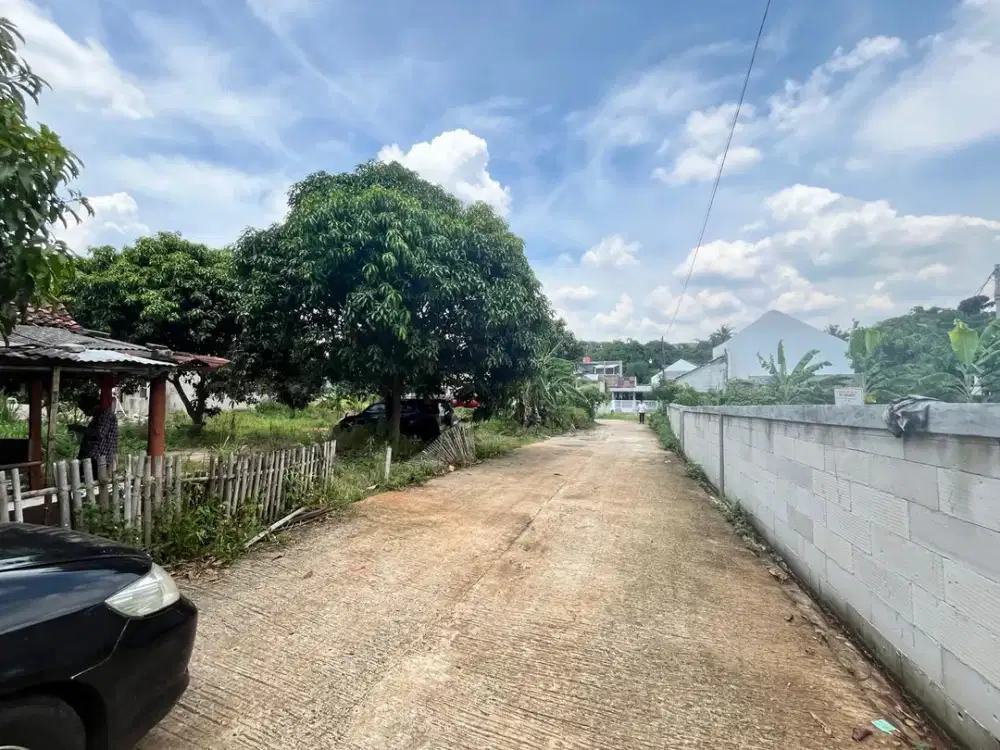 Tanah Pondok Petir Strategis Dekat UNPAM Pusat - Cocok Kost/Kontrakan - SHM Siap Balik Nama