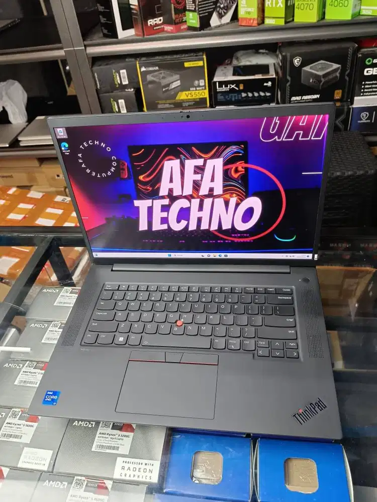 LAPTOP GAMING WORKSTATION!! LENOVO THINKPAD P1 GEN 4 I7 11TH RAM 16GB