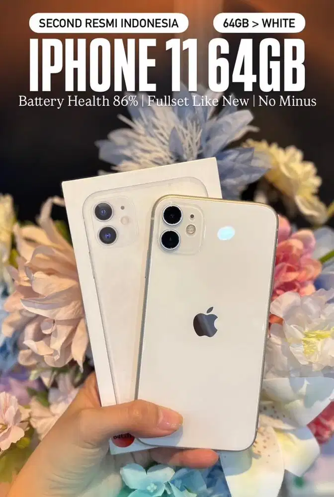 IPHONE 11 64GB Second Resmi Indo