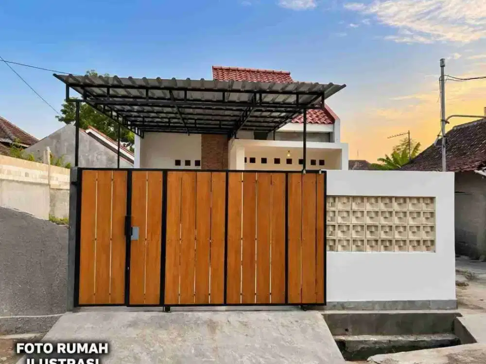 Rumah Baru Indent Tengah Kota Solo dekat Terminal san Masjid Sheik Zayed Solo