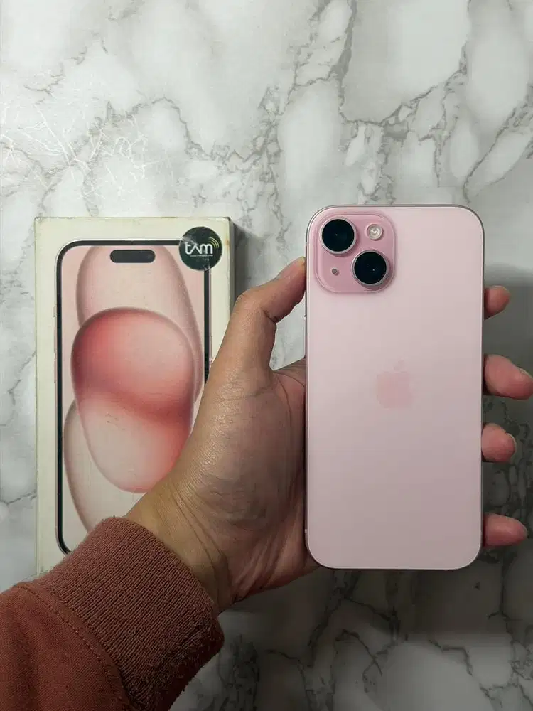 Iphone 15 128gb IBOX BH 99% Fullset Original (Garansi ON)