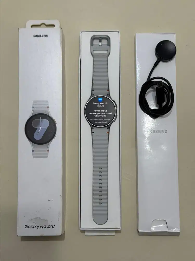 Samsung Watch 7 44mm - Silver - Resmi Indo
