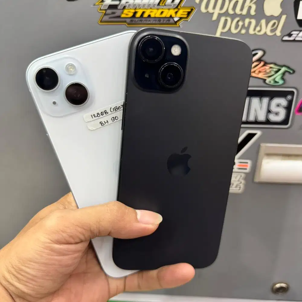 iphone 15 plus 128gb resmi ibox mulus part masih orian bergaransi