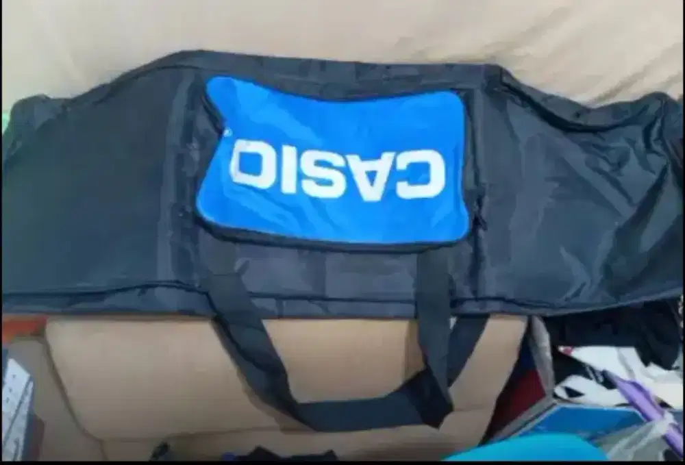 Jual tas keyboard mini Casio tas bagus kondisi mantapnormal tas gigbag