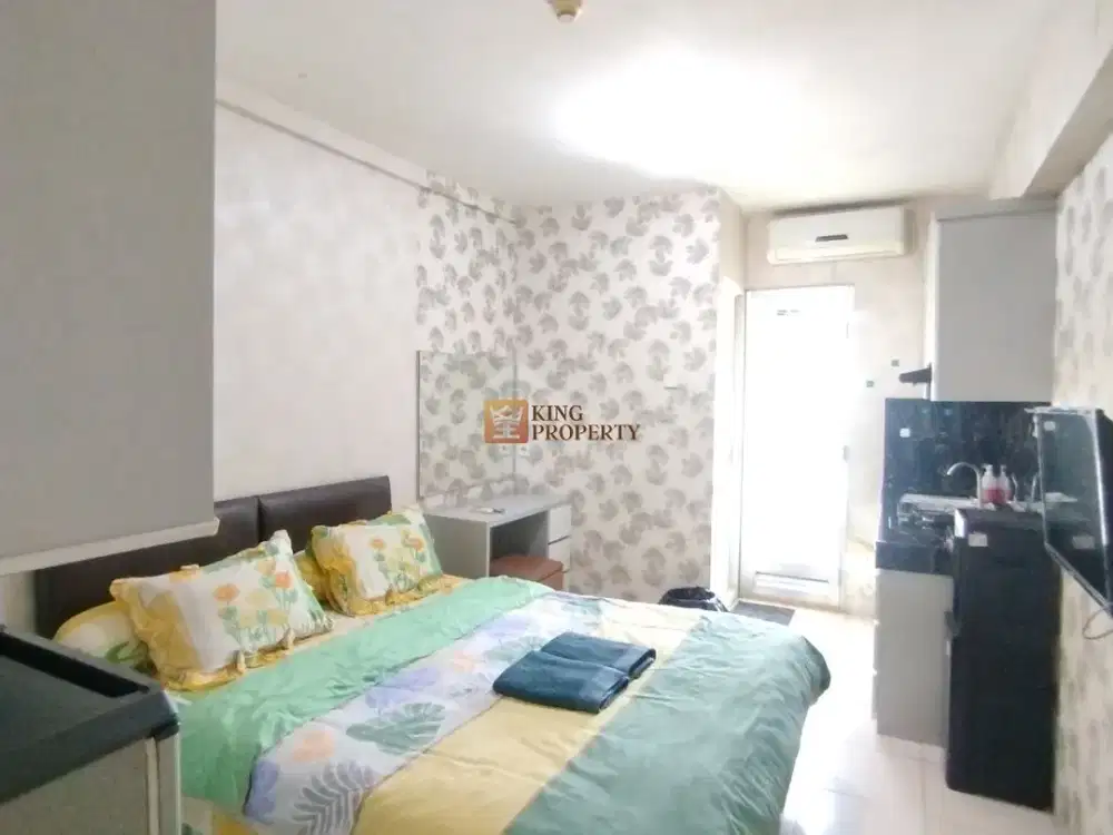 Akses Drop Off Mudah & Siap Huni Apartemen Green Bay Pluit Greenbay Studio 21M² Full Furnished Minimalis Tower Depan, View Kota