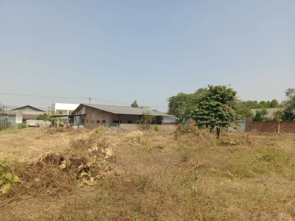 Di Sewakan Lahan Kosong Sudah Padat Berikut Bangunannya di Pinggir Jalan Raya Kec. Cibitung Kab. Bekasi