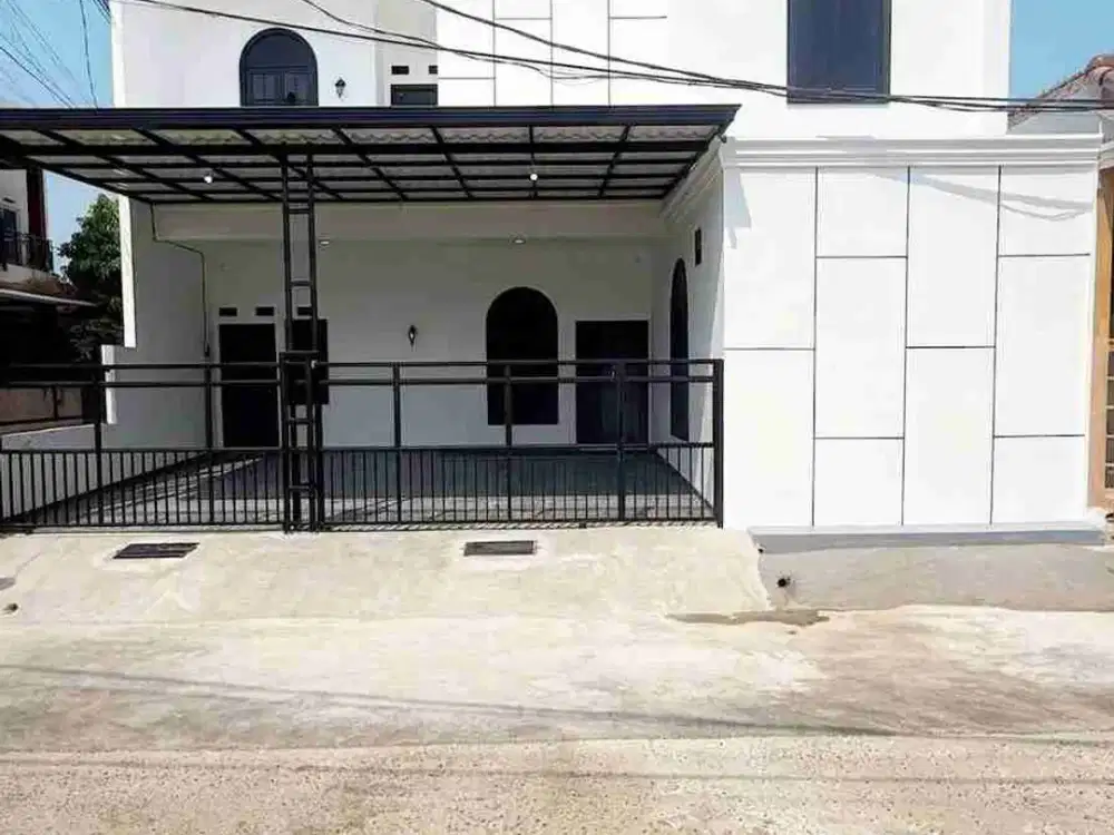 DI JUAL RUMAH BARU LUAS TANAH 110 ASKES SANGAT STRATEGIS KEMANA2 DAN BEBAS BANJIR
