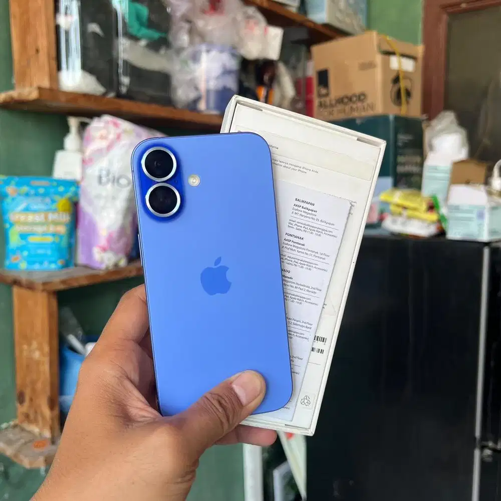 iPhone 16 128 Gb iBox Resmi Mulus Nominus Fullset