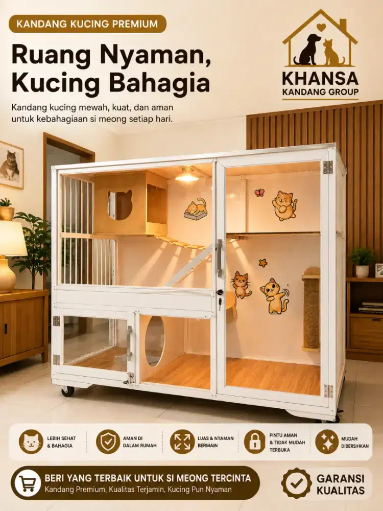 Kandang Almunium 1 Ruang jumbo