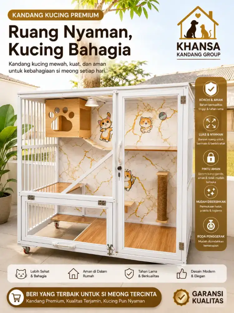 Kandang Almunium Satu Ruang Playground