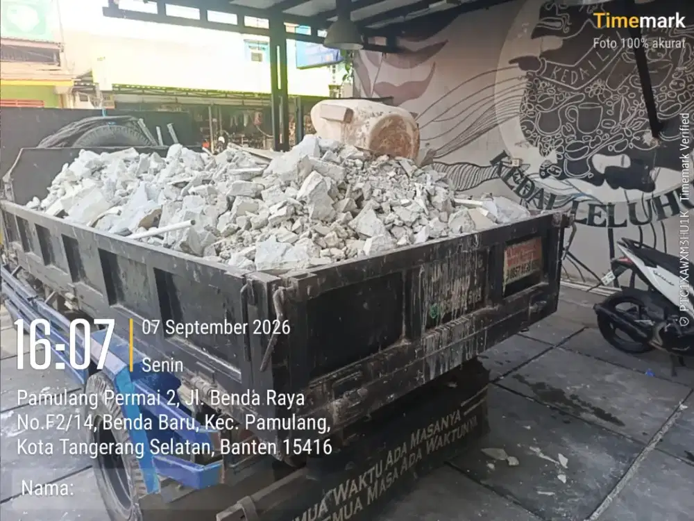 Jasa buang puing sampah