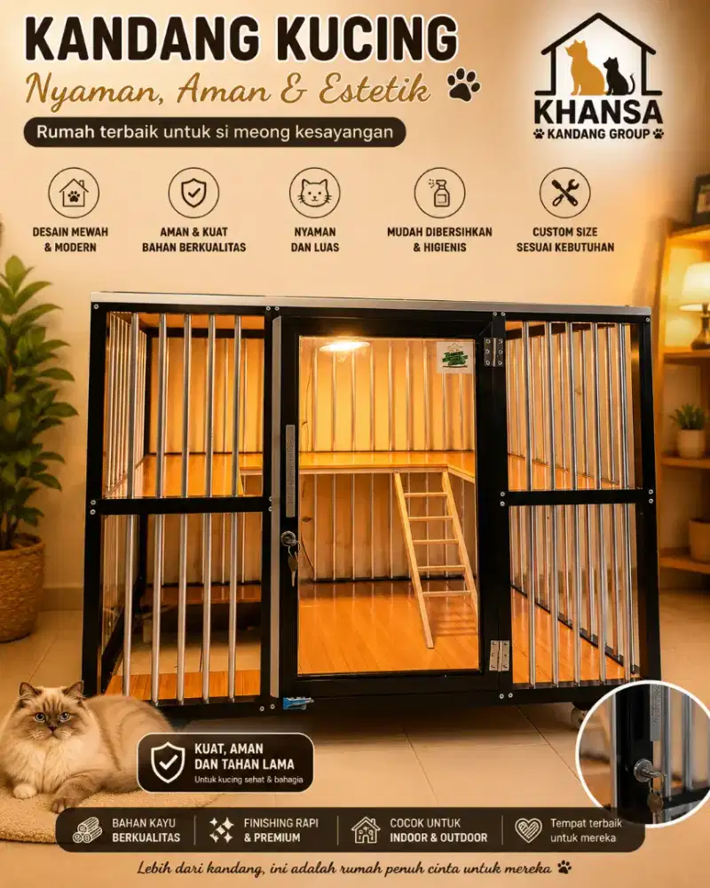 KANDANG ALMUNIUM 1 RUANG