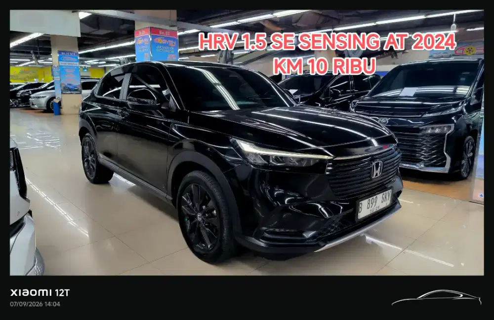 km 10 ribu HONDA HRV 1.5 SE SENSING AT 2024 KONDISI ISTIMEWA