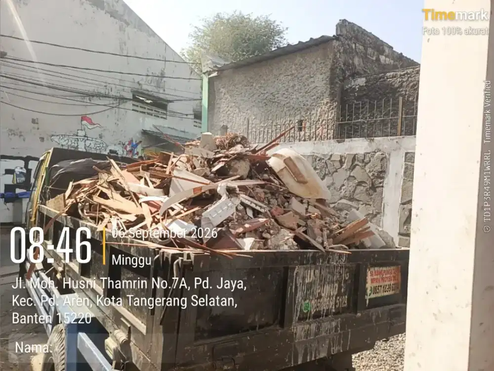 Jasa buang puing sampah