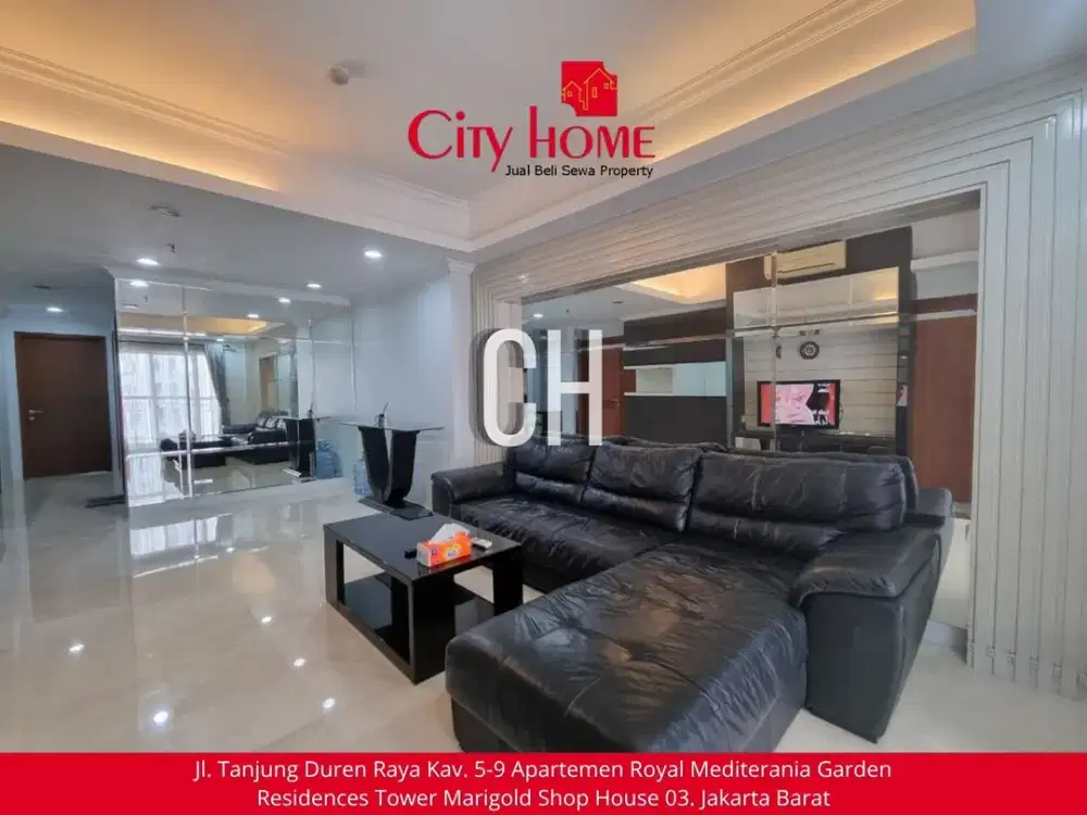 Disewakan - 3+1 BR Royal Mediterania Garden Apt at Podomoro City