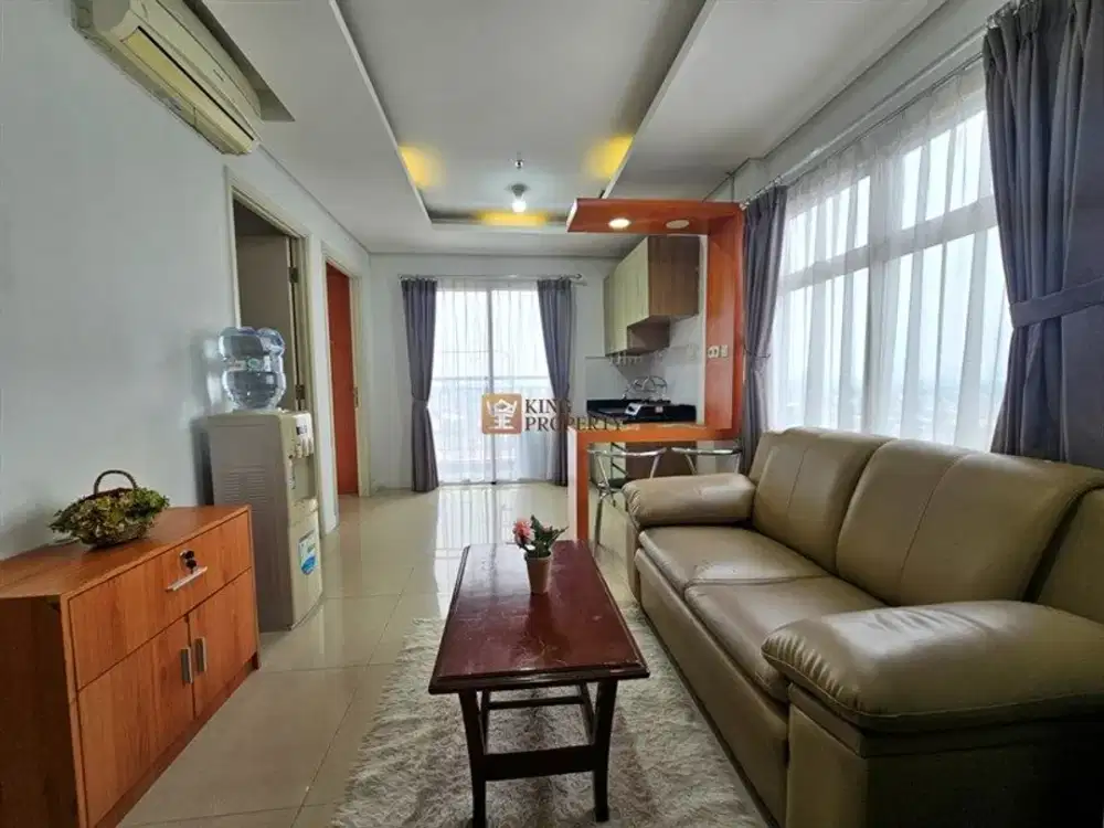 Disewakan 2 Bedroom Hook Madison Park 52m² Full Furnished – Rustic Interior & City View dekat Mall Central Park