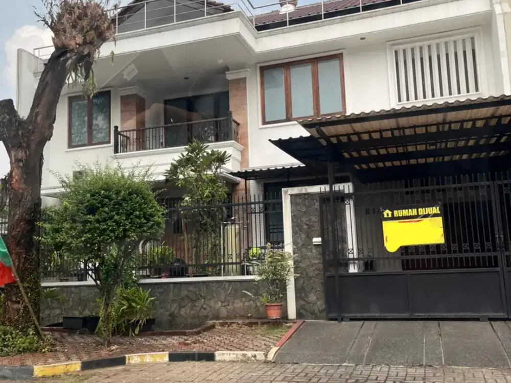 Rumah 3 Lantai, 300M Harga Santai, Puspita Loka Kemana Mana Dekat Sekali, 1 Mnt Taman Kota Giri Al Azhar Itc Teras Kota BSD
