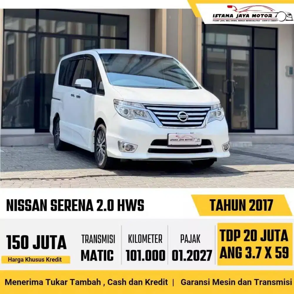 Nissan Serena HWS AT th 2017 #istana jaya motor