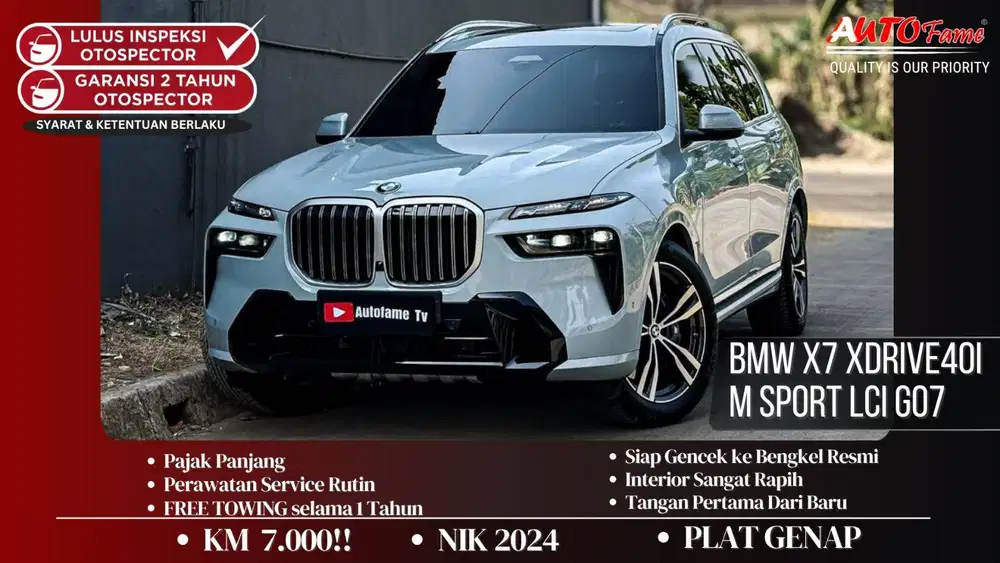 KM7RB BMW X7 xDrive40i M Sport LCi G07 CKD PEMK 2025 Brooklyn Grey On