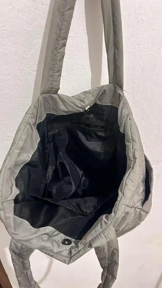 Tote bag grey Brand Azko