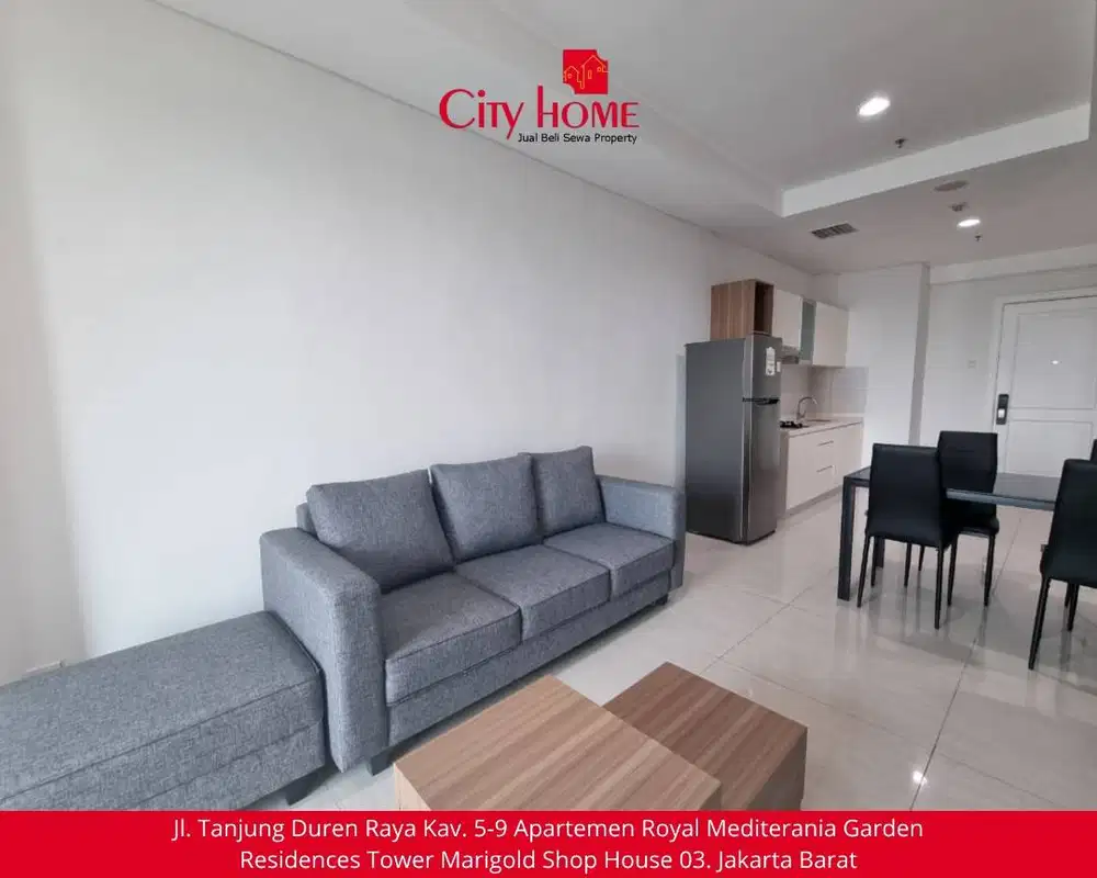 Disewakan Apartemen 2 BR Furnished di Grand Madison