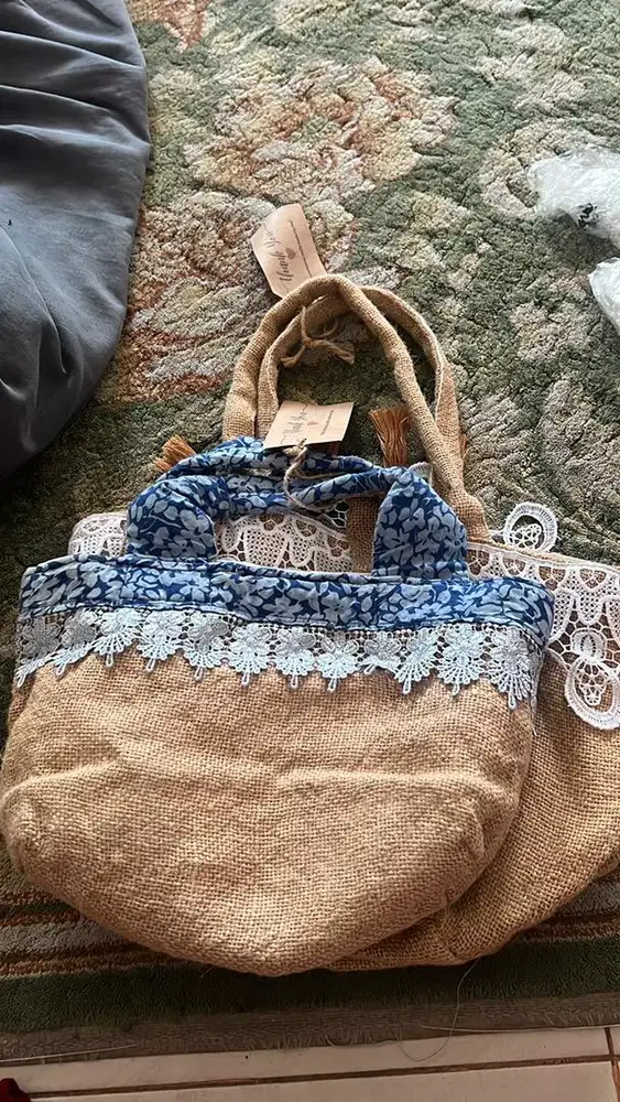 tas handmade bahan goni