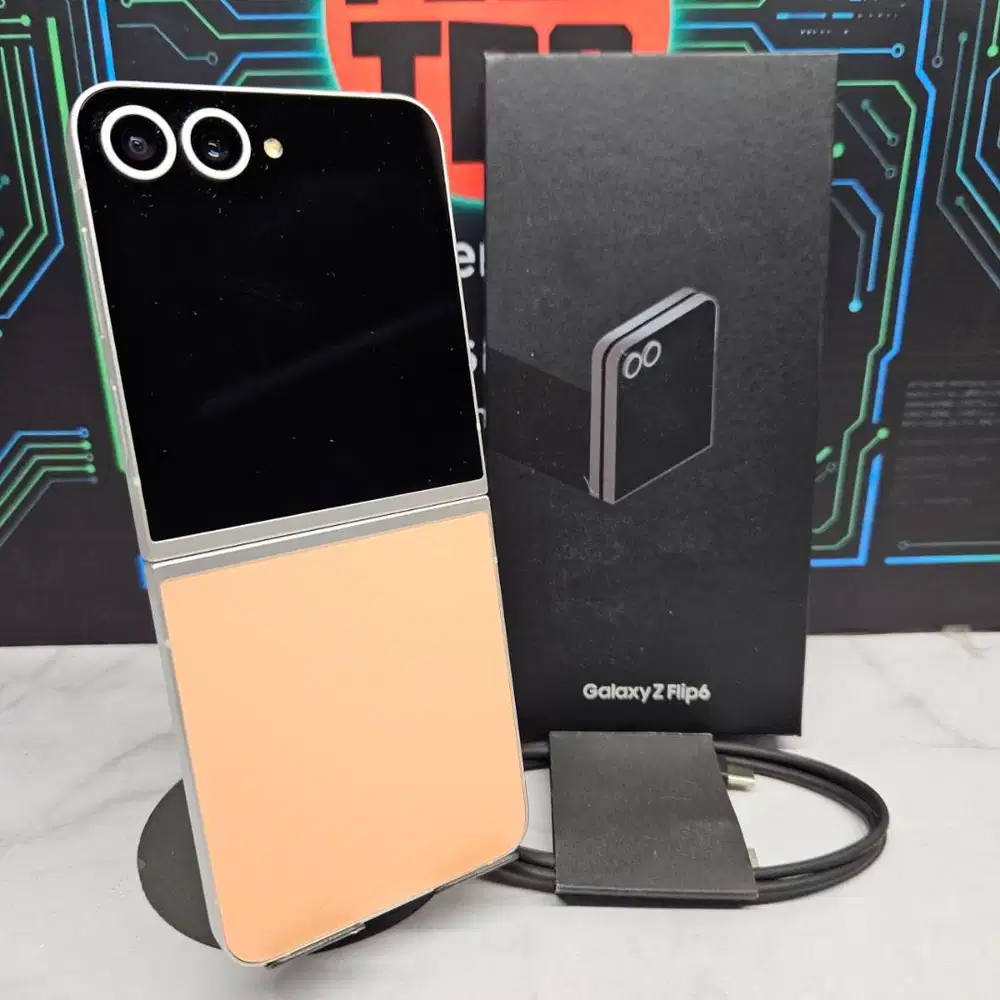 Samsung Galaxy Z Flip 6 12/512GB Peach Exclusive SEIN Like New Fullset