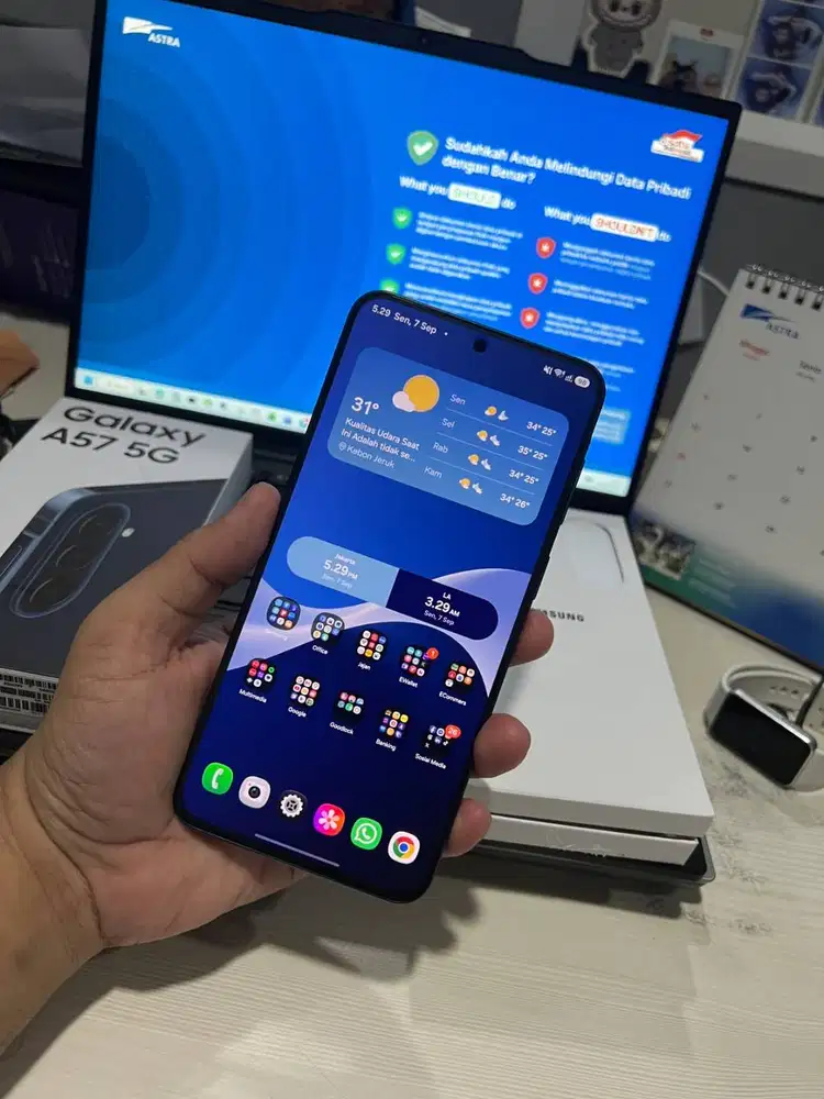 Samsung Galaxy A57 5G 12/256 GB Awesome Navy - Garansi Resmi Indonesia
