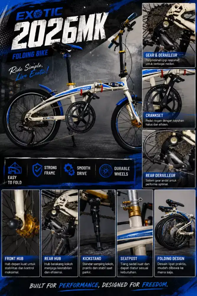 Sepeda Lipat EXOTIC 20