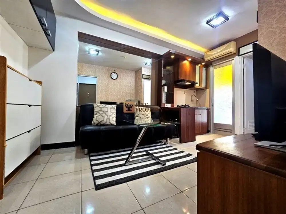 View Laut! Dijual 2BR Green Bay Pluit 35m² Furnished Minimalis Selangkah ke Baywalk Mall, Muara Karang Jakarta Utara