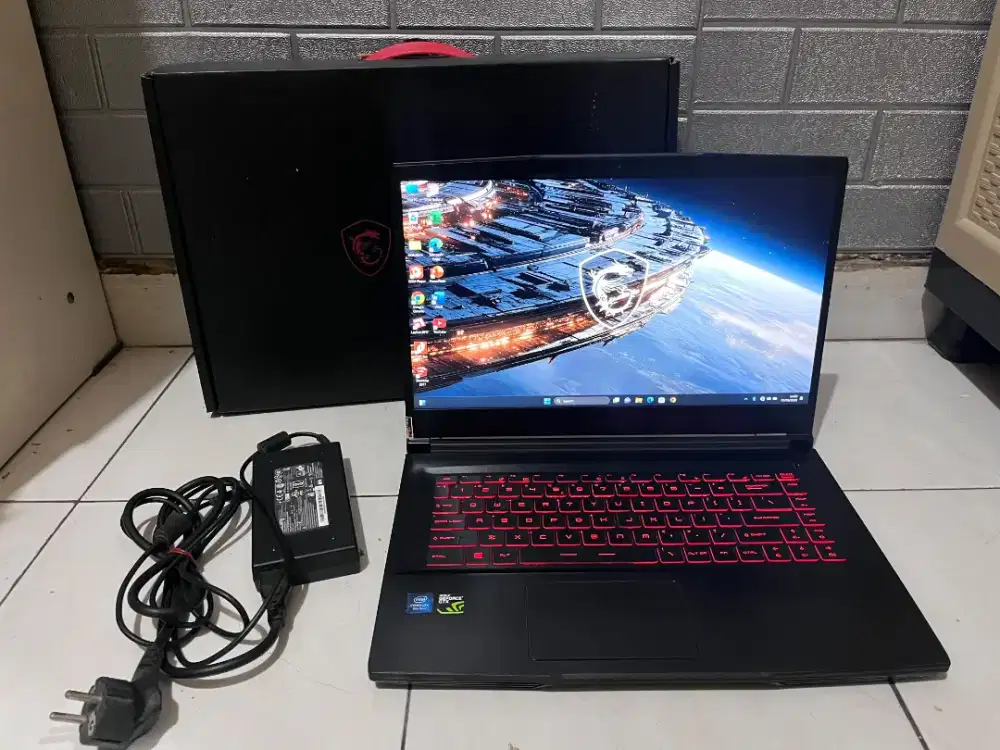 Dijual MSI Gaming GF63 Thin 8RC intel core i7 gen8 ( ram 16/ssd 256 )