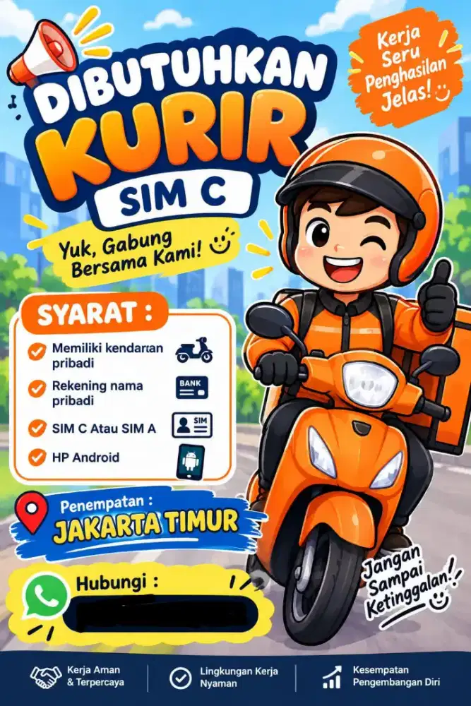 Loker kurir rider mitra