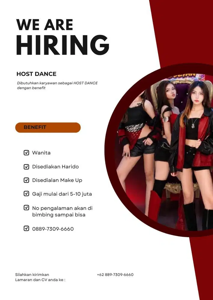 LOWONGAN KERJA HOST DANCE