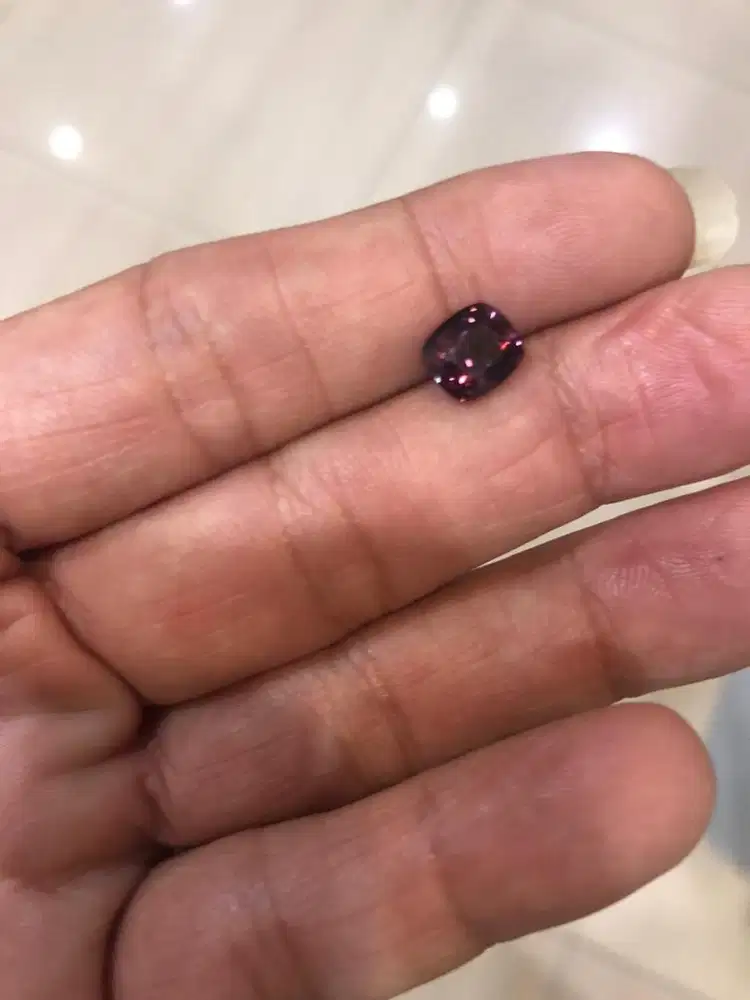 natural spinel 2.19carat warna purple