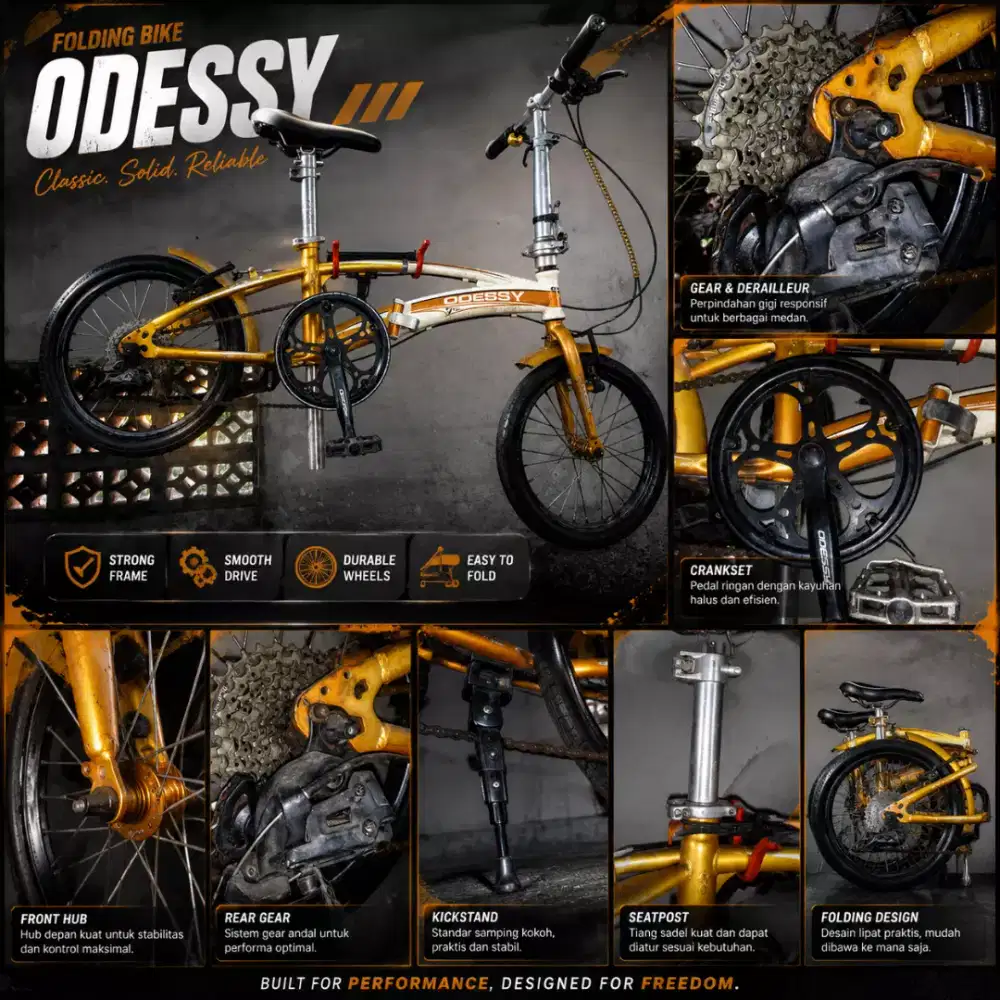 Sepeda Lipat ODESSY 16