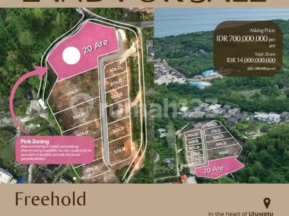 Tanah Murah Dijual di Ungasan Ocean Viewview