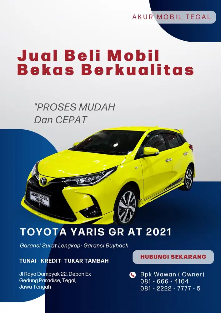 DP 55JT! YARIS GR MATIC 2021 FUL ORI SIAP PAKAI KREDIT MUDAH