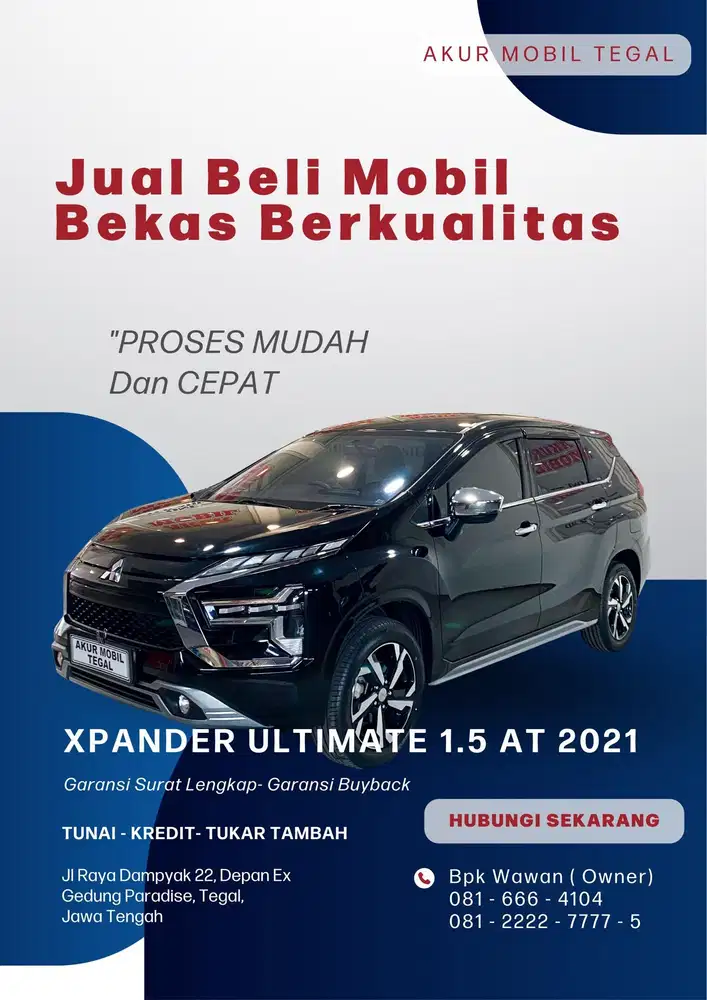DP 50JT ! XPANDER ULTIMATE 1.5 MATIC 2021 PEMAKAIAN 2022 HITAM FUL ORI