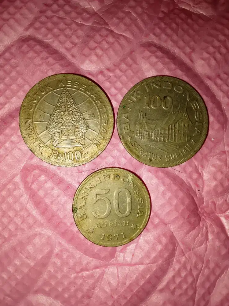 JUAL BEKAS UNTUK KOLEKTOR KOIN 100 (1978) DAN 50 (1971)