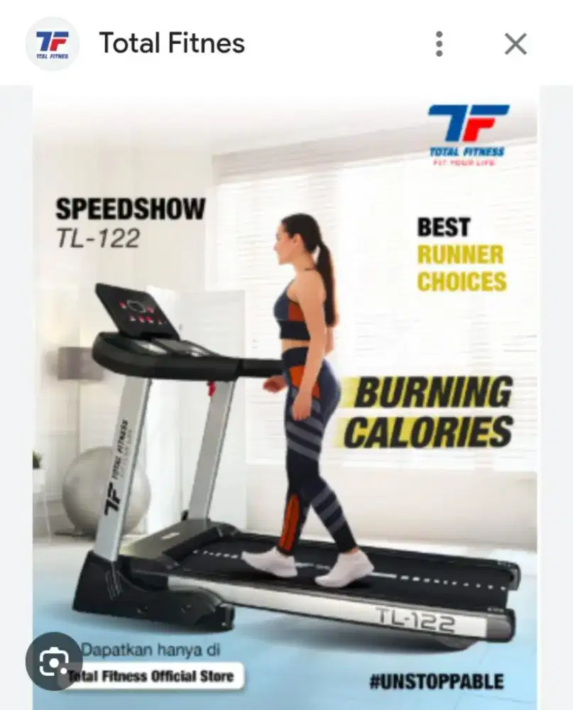 NEW treadmill elektrik tl 122