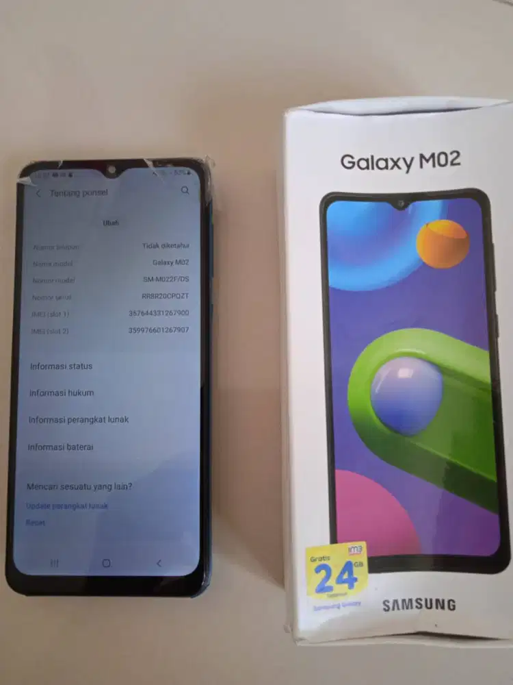 Samsung galaxy m02 second