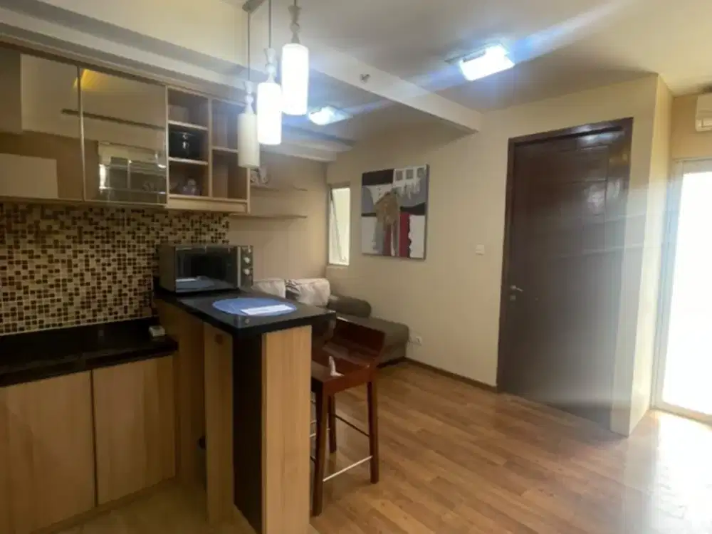 apartemen pakubuwono terrace tipe 1br  living room luas