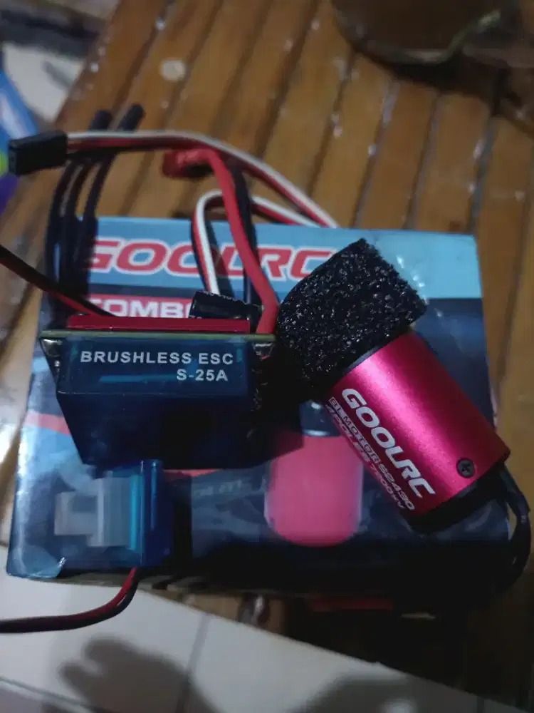 brushless motor 2430 7200kv combo