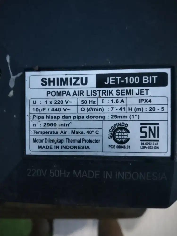 Shimizu jet 100 bit