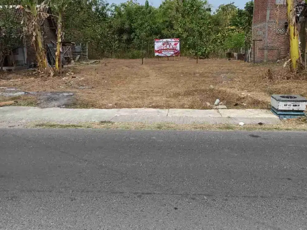 dijual tanah pekarangan luas tengah kota madiun