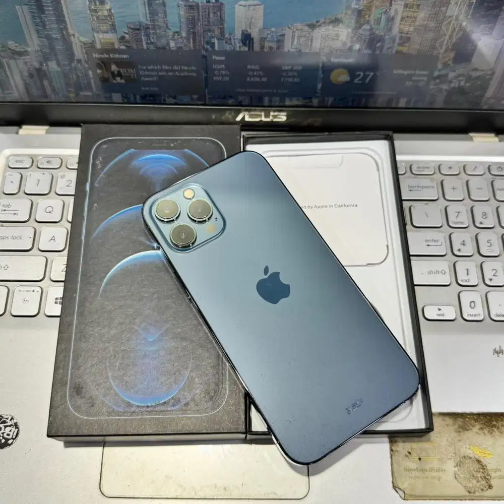 iphone 12 promax 256gb resmi ibox kondisi mulus terawat fullset