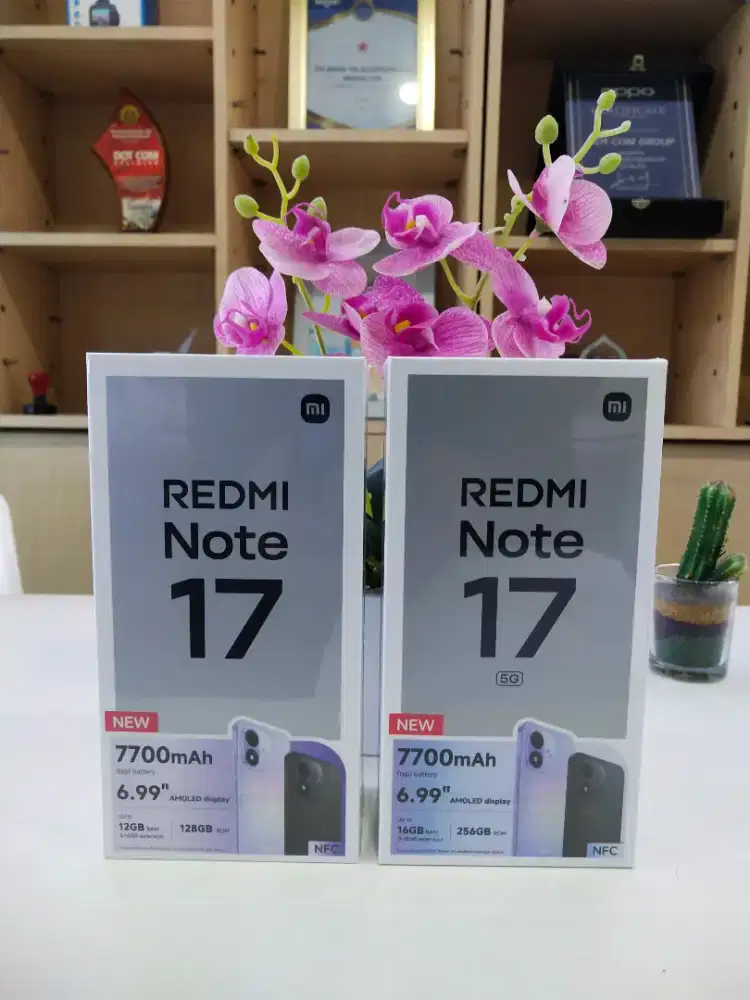 Redmi note 17 5G 8/256 segel garansi resmi